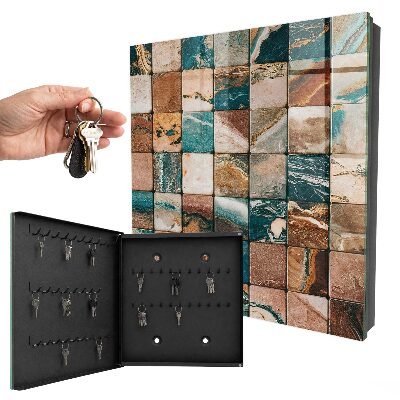 Schlüsselbox für die Wand mit Motiv Mosaik der Töne