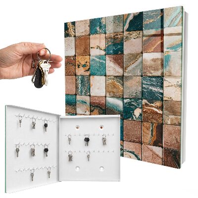 Schlüsselbox für die Wand mit Motiv Mosaik der Töne