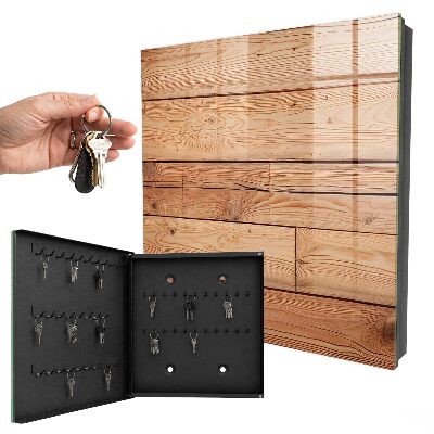Schlüsselbox aus Holzbrettern