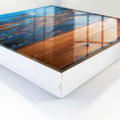 Schlüsselbox mit Holzstruktur