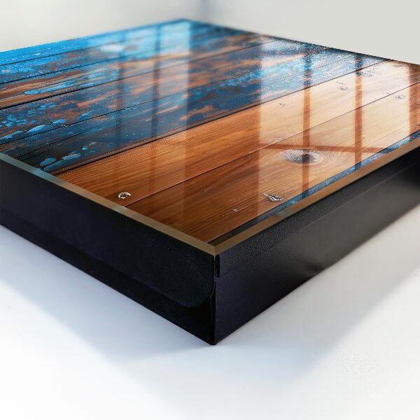 Schlüsselbox mit Holzstruktur