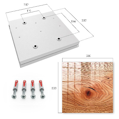 Schlüsselbox aus Holzkonstruktion