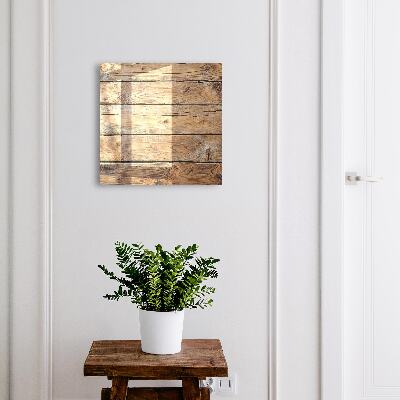 Schlüsselbox für die Wand aus Holzbrettern