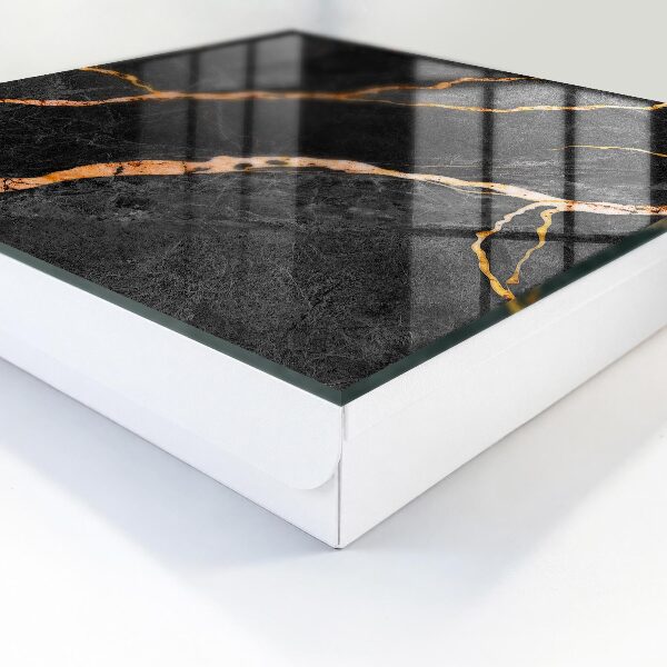 Schlüsselbox in Schwarz und Orange