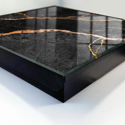 Schlüsselbox in Schwarz und Orange