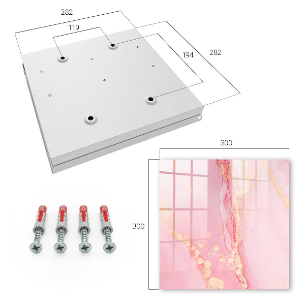 Schlüsselbox in Rosa Traum