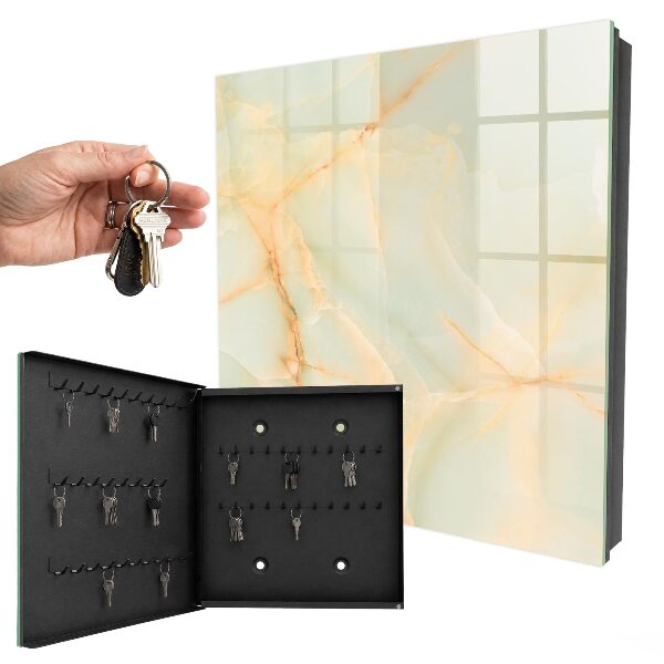 Schlüsselbox für die Wand im Pastellmuster-Design