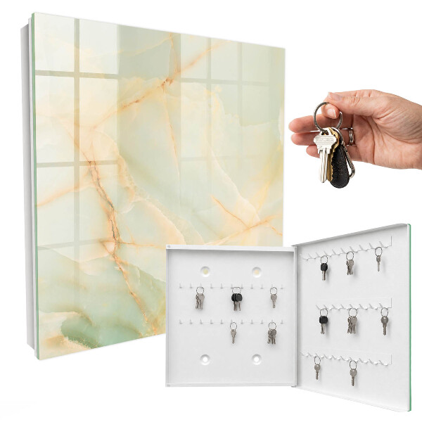 Schlüsselbox für die Wand im Pastellmuster-Design