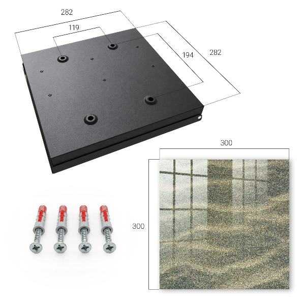 Schlüsselbox zur Wandmontage Design Sandwellen