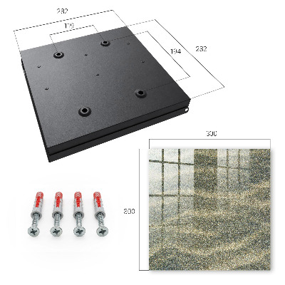 Schlüsselbox zur Wandmontage Design Sandwellen