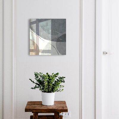 Schlüsselbox mit Motiv blaue Abstraktion