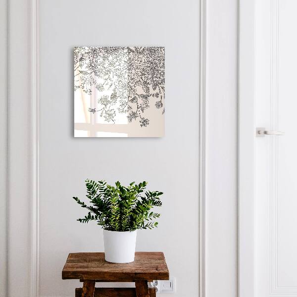 Schlüsselbox für die Wand mit floralem Eleganz-Motiv