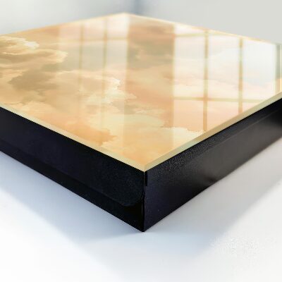 Schlüsselbox im Design pastellfarbene Wolken