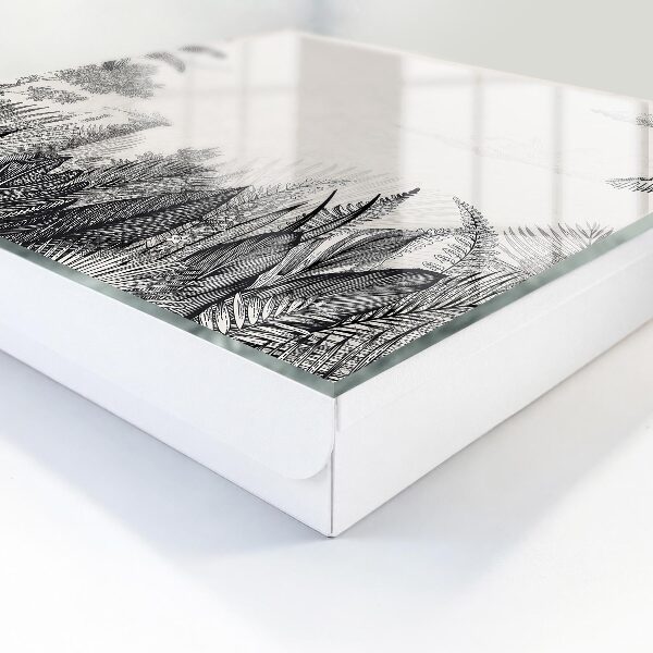 Schlüsselbox zur Wandmontage mit Motiv tropische Landschaft