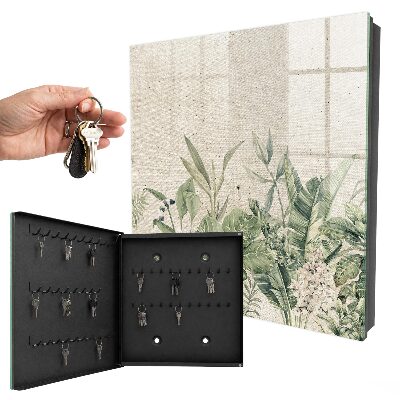 Schlüsselbox mit Motiv tropische Natur