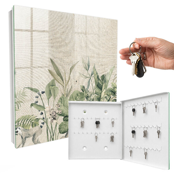 Schlüsselbox mit Motiv tropische Natur