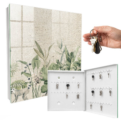 Schlüsselbox mit Motiv tropische Natur