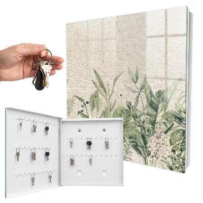 Schlüsselbox mit Motiv tropische Natur