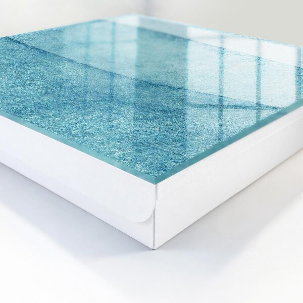 Schlüsselbox zur Wandmontage in blauer Texturoptik