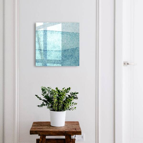 Schlüsselbox zur Wandmontage in blauer Texturoptik