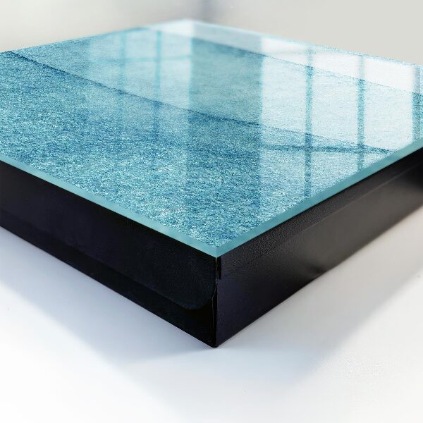 Schlüsselbox zur Wandmontage in blauer Texturoptik