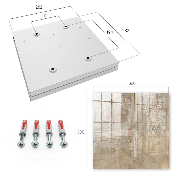 Schlüsselbox mit Motiv alte Architektur
