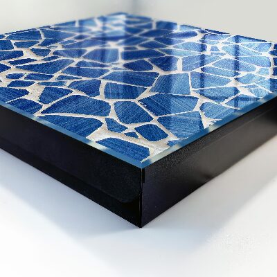 Schlüsselkasten mit blauem Mosaikmuster