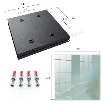 Schlüsselbox für die Wand in Pastellharmonie