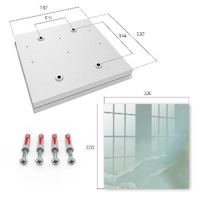 Schlüsselbox für die Wand in Pastellharmonie