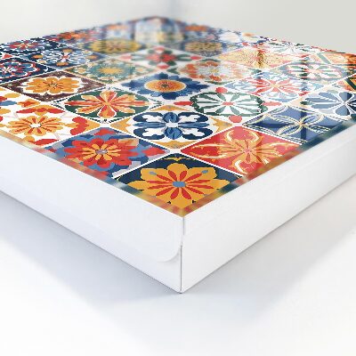 Schlüsselbox für die Wand Design Bunte Fliesen
