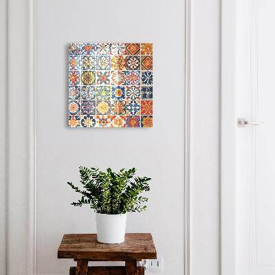Schlüsselbox für die Wand Design Bunte Fliesen