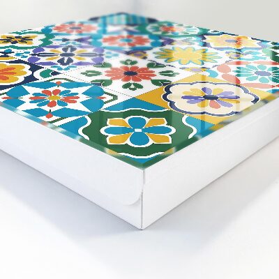 Schlüsselbox mit Blumenmuster