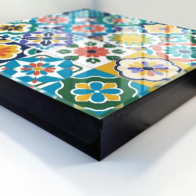 Schlüsselbox mit Blumenmuster