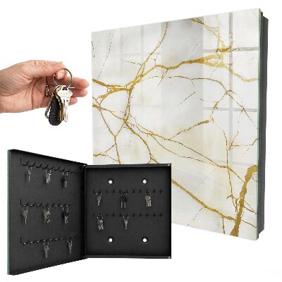 Schlüsselkasten in eleganter Marmoroptik