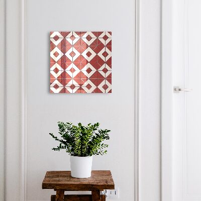 Schlüsselbox zur Wandmontage rotes Mosaik
