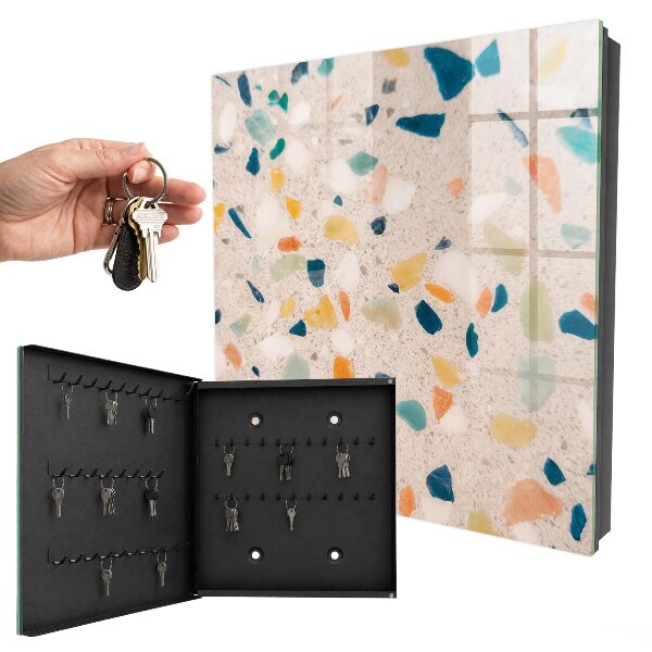 Schlüsselbox mit kreativem Mosaik-Design