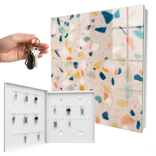 Schlüsselbox mit kreativem Mosaik-Design