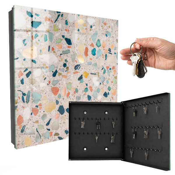 Schlüsselbox zur Wandmontage Design Mosaik der Farben