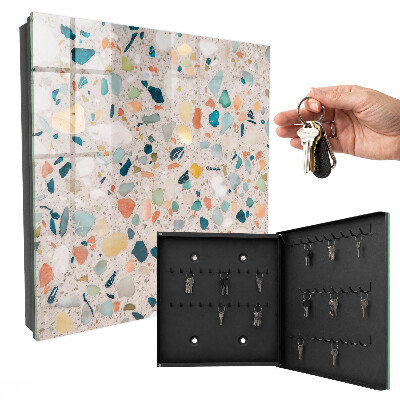 Schlüsselbox zur Wandmontage Design Mosaik der Farben