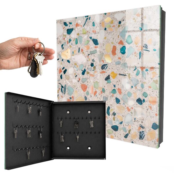 Schlüsselbox zur Wandmontage Design Mosaik der Farben