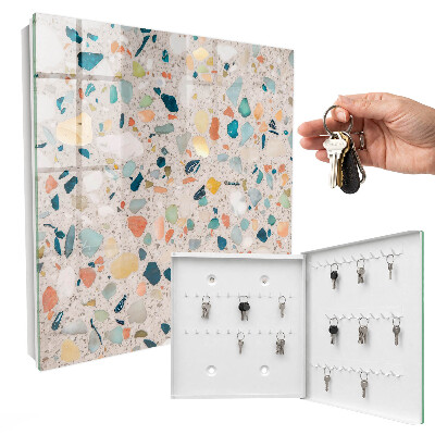 Schlüsselbox zur Wandmontage Design Mosaik der Farben