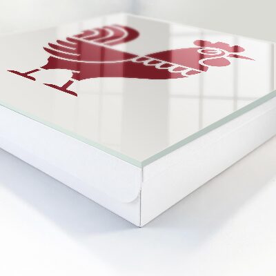Schlüsselkasten im Volksstil-Design mit Hahn-Motiv