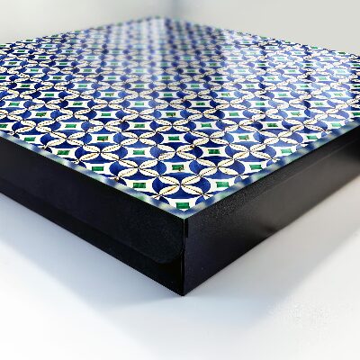 Schlüsselkasten mit geometrischer Abstraktion