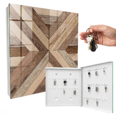 Schlüsselbox aus Holzgeometrie