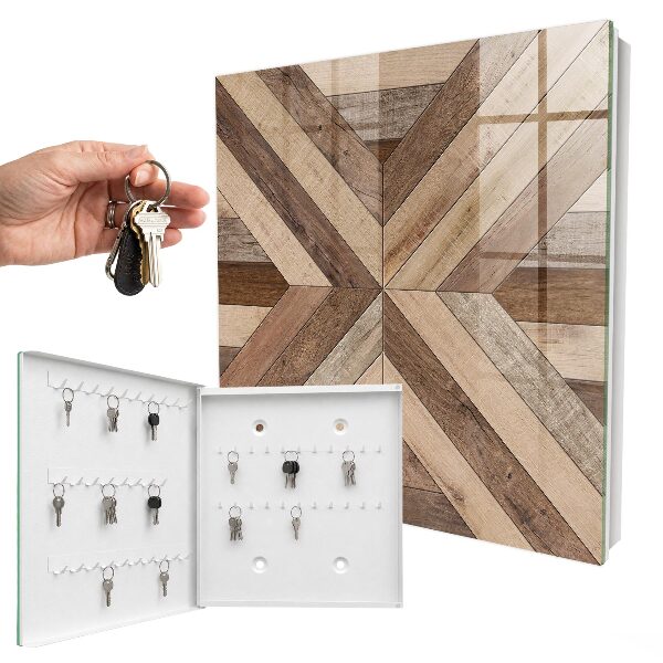 Schlüsselbox aus Holzgeometrie