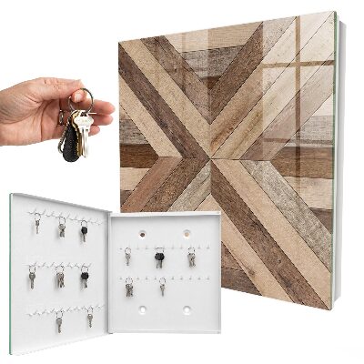 Schlüsselbox aus Holzgeometrie