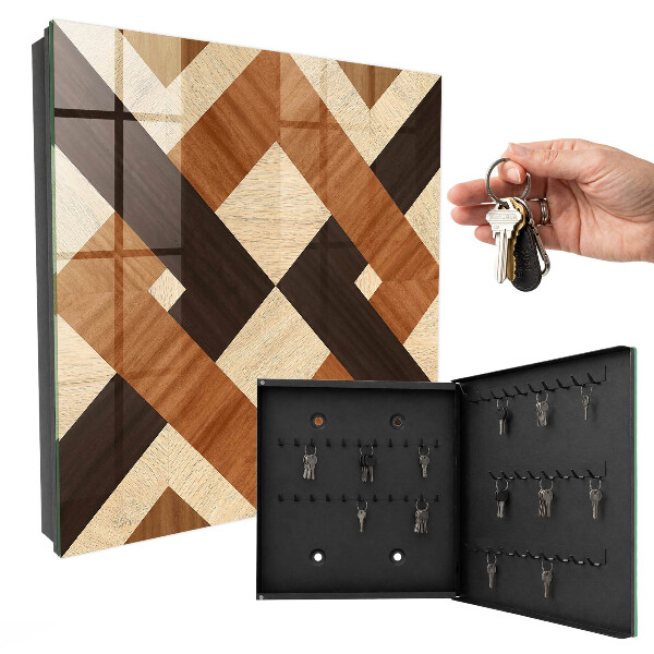 Schlüsselbox zur Wandmontage im modernen geometrischen Design