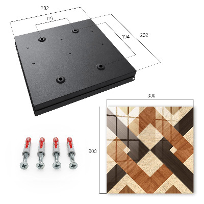 Schlüsselbox zur Wandmontage im modernen geometrischen Design