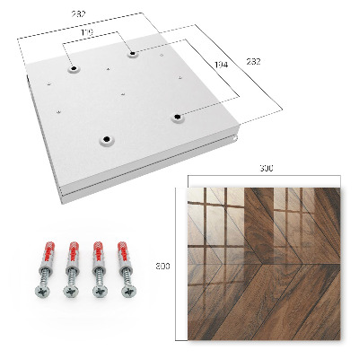 Schlüsselkasten aus Holz in Fischgrätenoptik