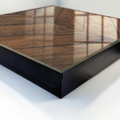 Schlüsselkasten aus Holz in Fischgrätenoptik